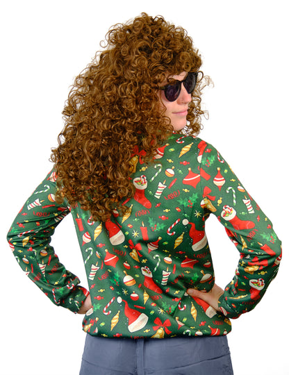 Vianočný sveter s dospelým psom