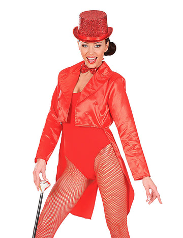 Žena z červeného saténového chvosta