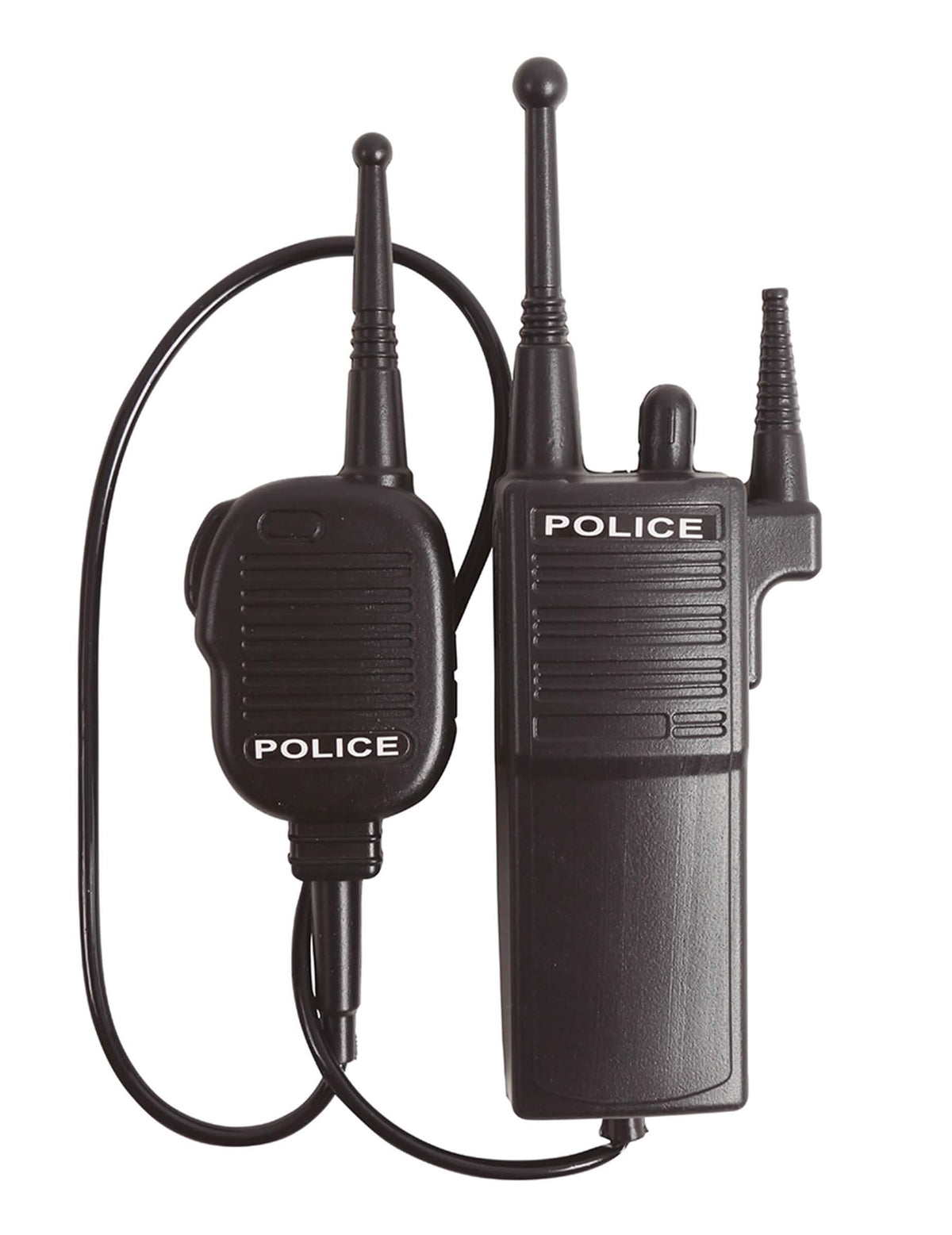 Rádiostanica polícia pre dieťa a dospelý čierna