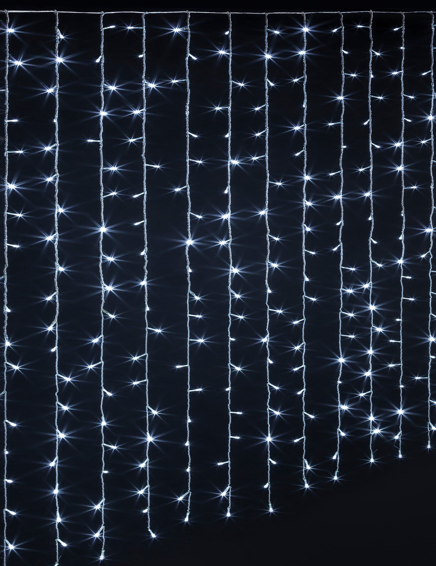 Rideau lumineux intérieur extérieur blanc froid
