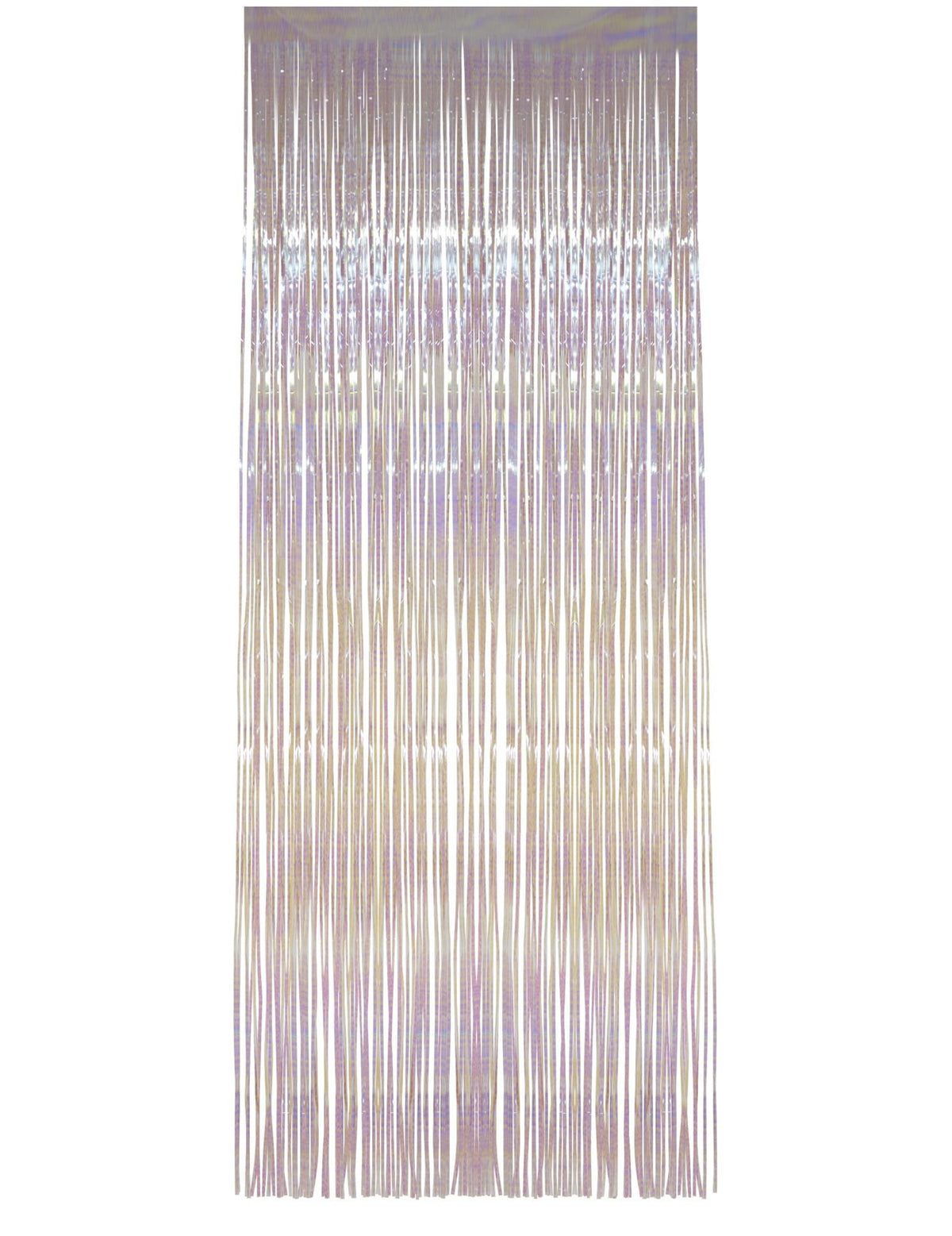Rideau scintillant pour décoration blanc irisé