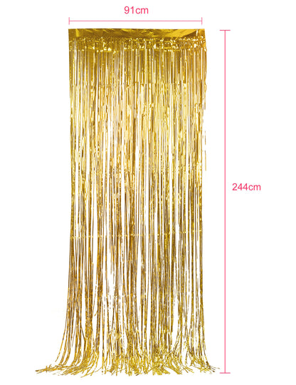 Rozmery trblietavého závesu na oslavu