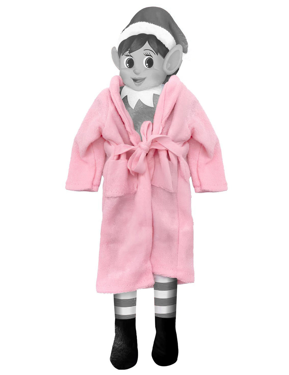 Robe de chambre lutin farceur pour poupée rose