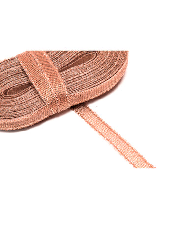 Ruban aspect métallisé pour décoration rose gold
