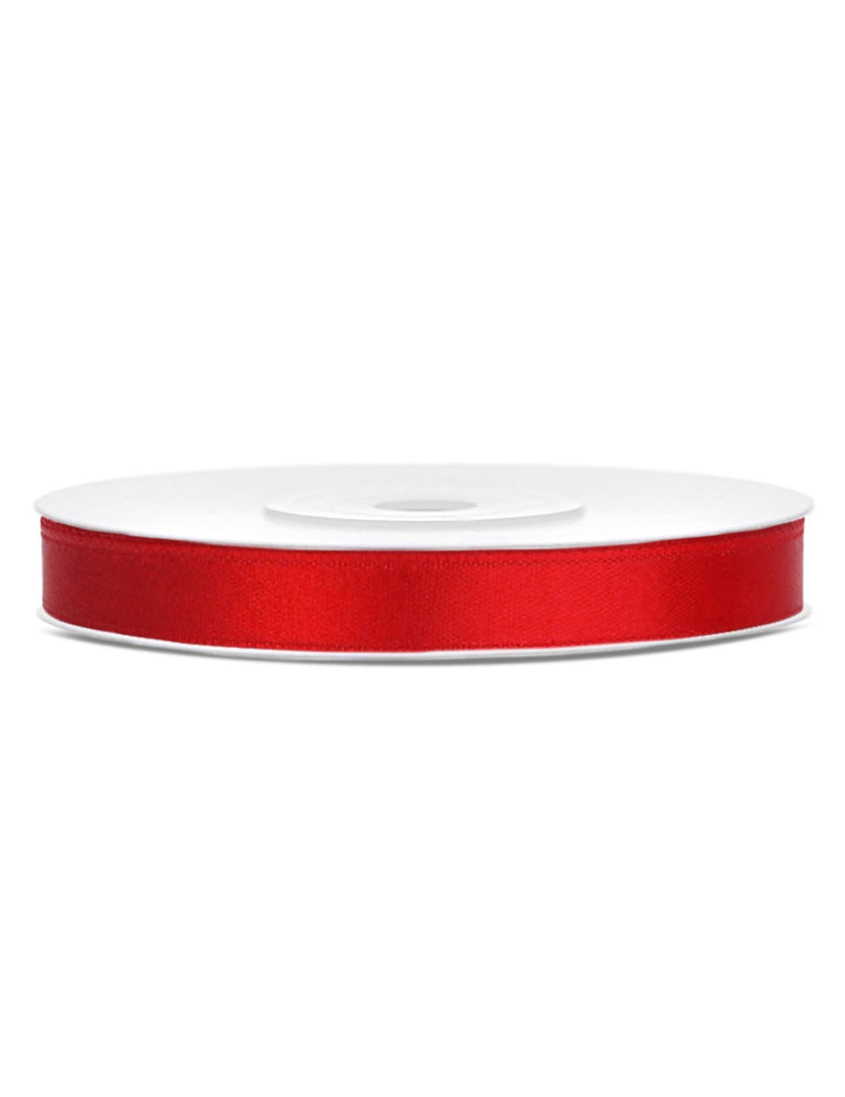 Saténová stuha červená 0,6 cm x 25 m