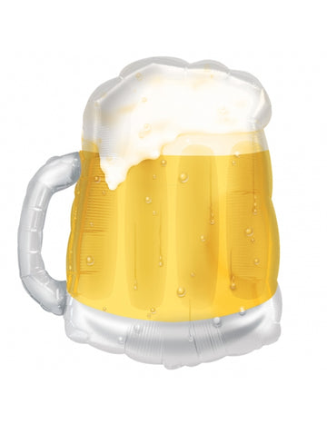 Hliníkový balón žltý hrnček 58 cm