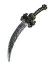 Sabre de pirate tête de mort argenté et bronze vieilli