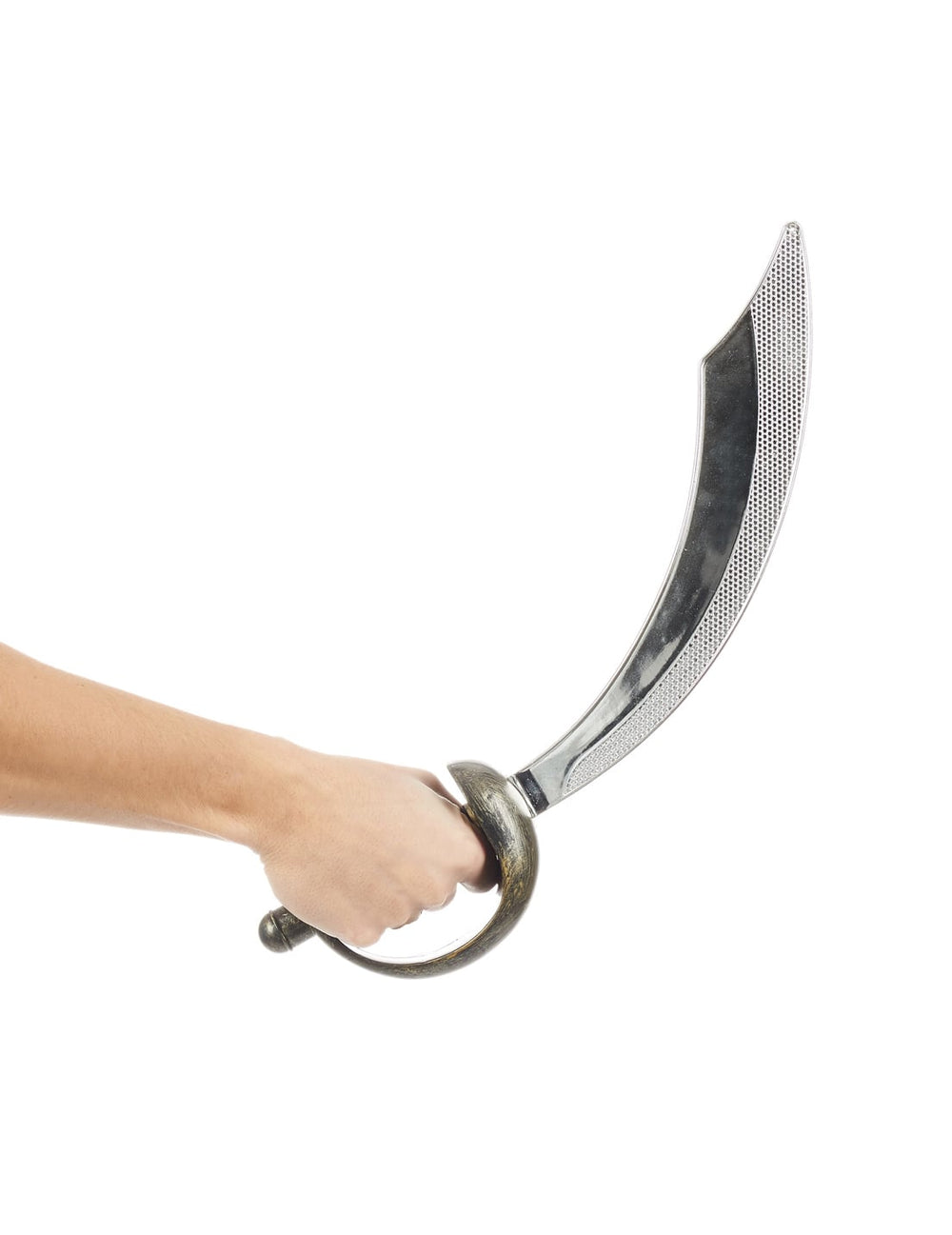 Sabre tenu en main du sabre et cache œil de pirate