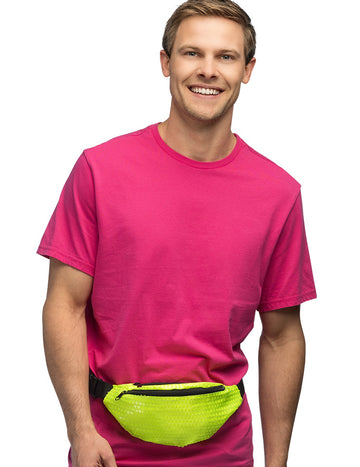 Fluo žltý banánový vrecko