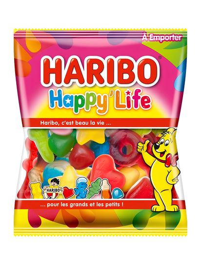 Šťastný haribo cukrík