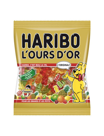 Haribo l'urs d'Or Candy Bag - 120 g.