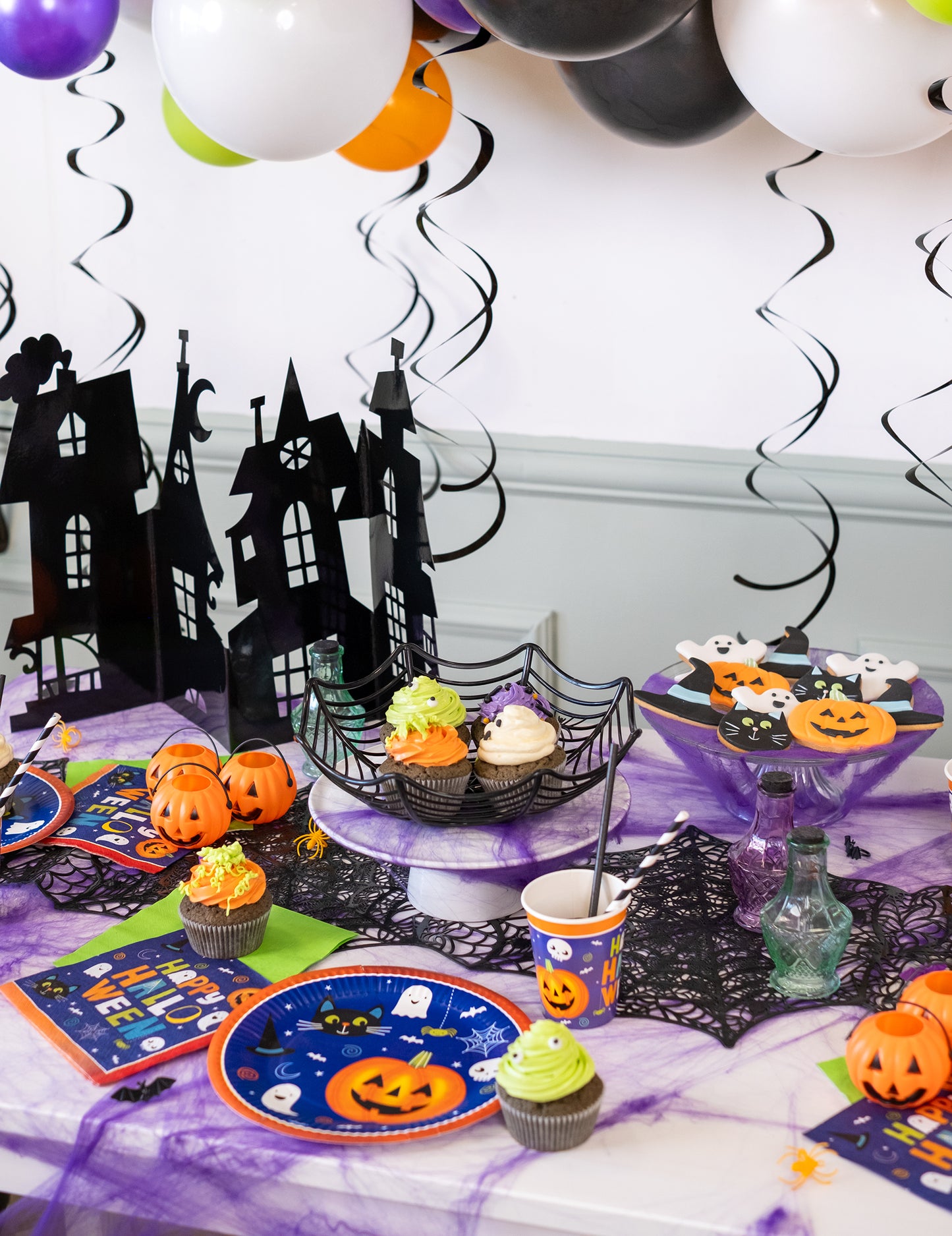 Pavúk plátno misa 27 cm halloween