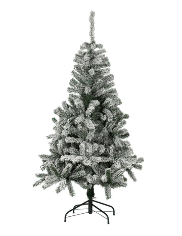 Luxusný umelý vianočný stromček so zasneženým efektom 210 cm realistické a stabilné