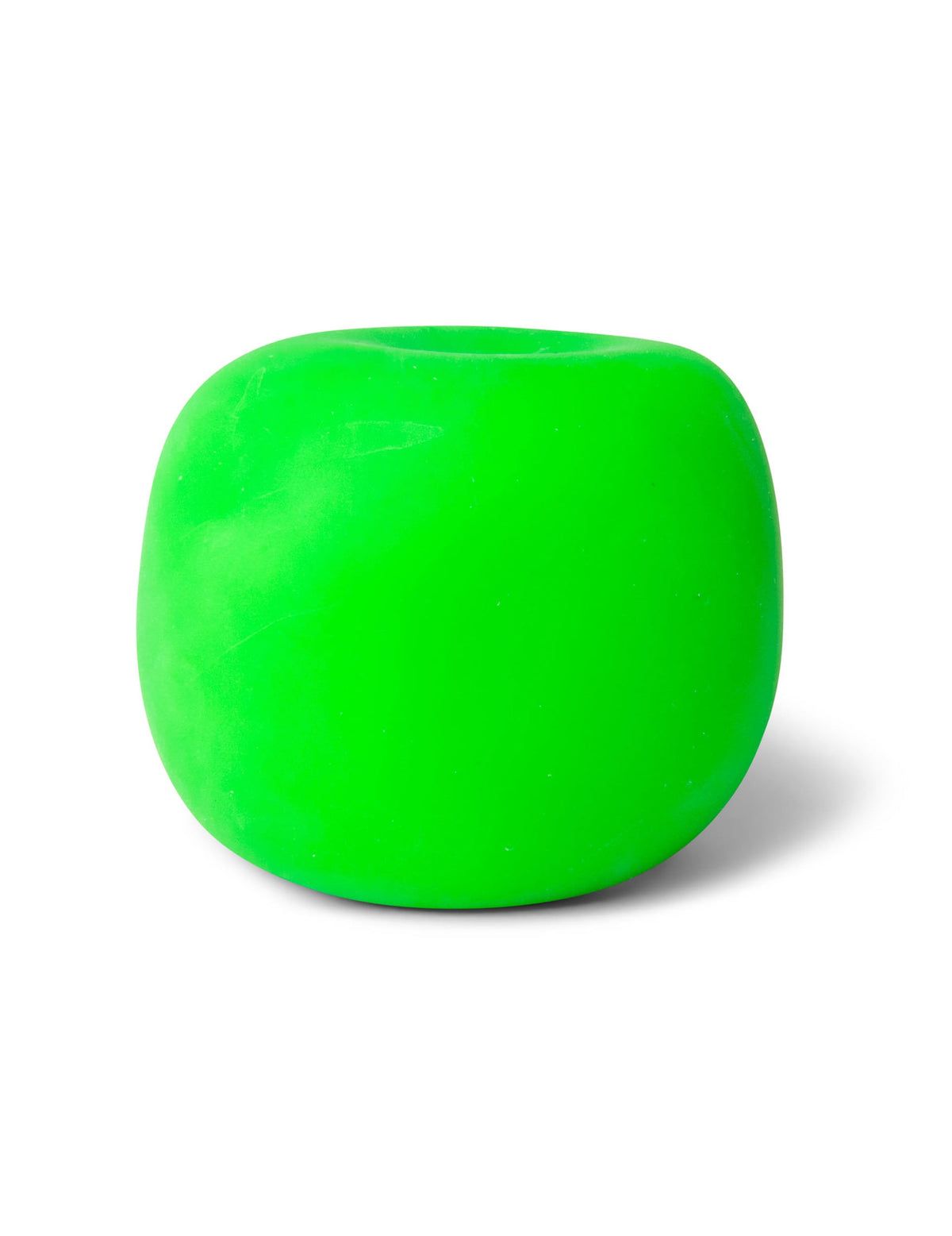 Vue de la version verte de la Boule anti stress Scrunchems étirable