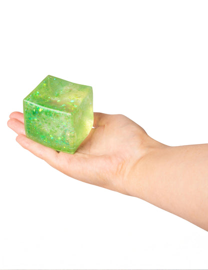 Trblietavá antistresová kocka Scrunchems