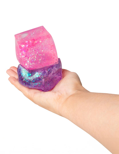 Trblietavá antistresová kocka Scrunchems