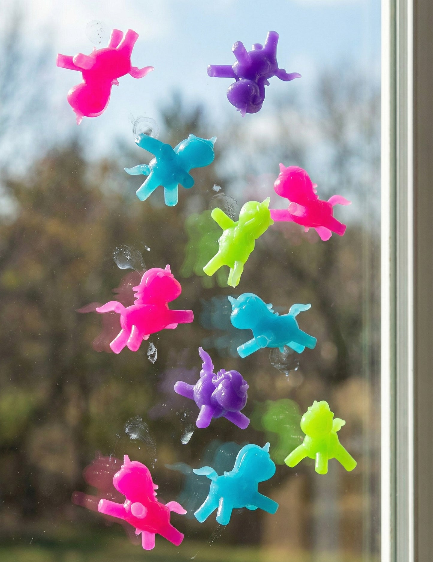 Lepkavé hračky jednorožcov Creeblers