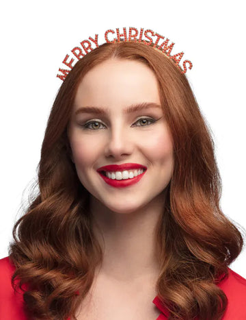 Adult Veselé vianočné kamienko čelenka