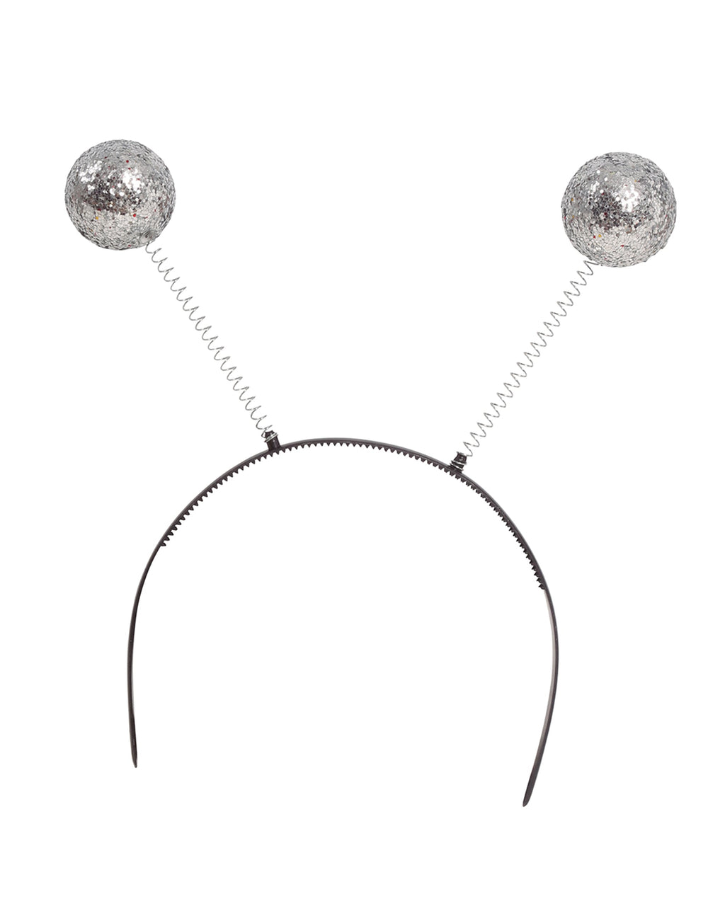 Détail des boules pailletées du serre-tête boules disco