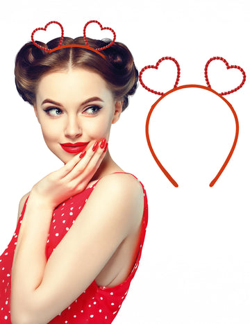 Čelenka pre dospelých s kamienkami a srdiečkami