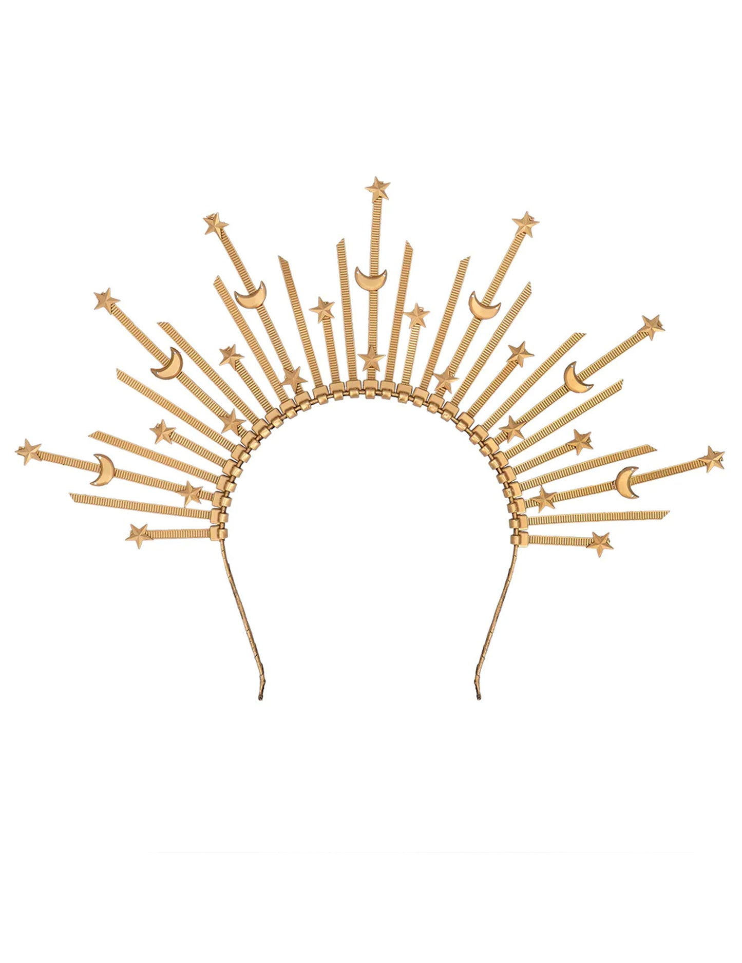 Čelenka pre dospelých s hviezdou a mesiacom v tvare svätožiary