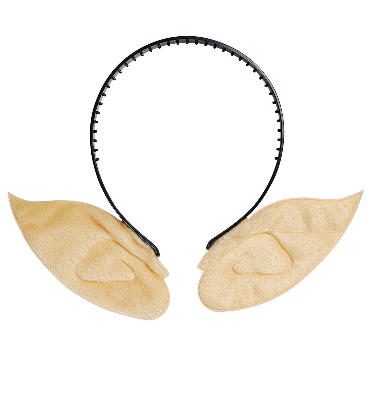 Béžové a čierne ušné uši