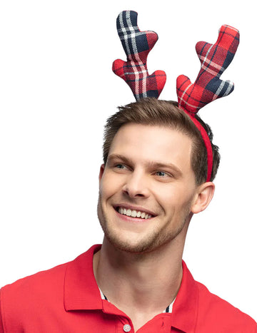 Adult Tartan vianočné sobie č.