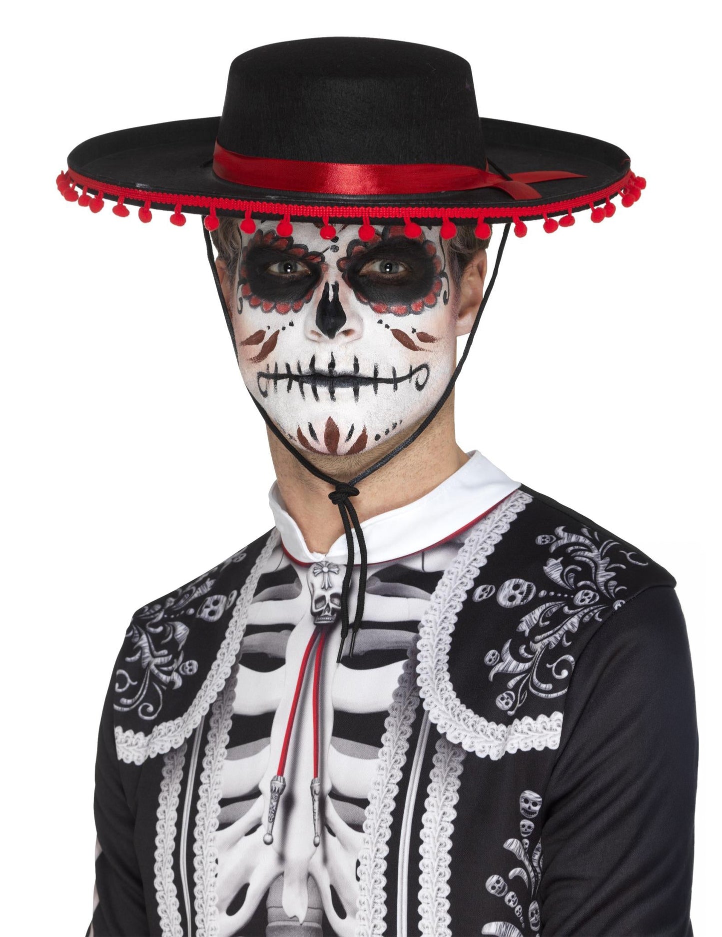 Sombrero Dia de los Muertos dospelých