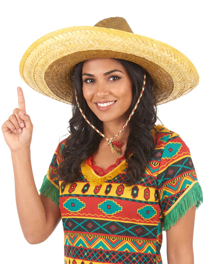 Mexické Sombrero žlté dospelé