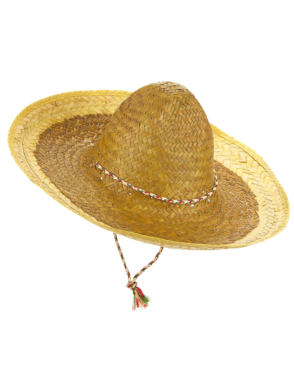 Vue de profil du Sombrero mexicain pour adulte jaune