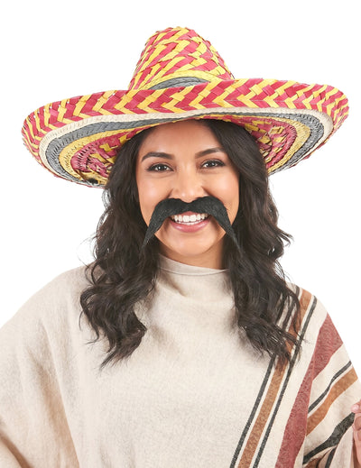 Mexický sombrero viacfarebný dospelý