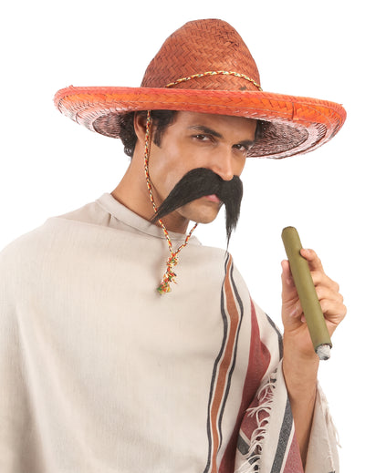 Mexický Sombrero oranžový dospelý