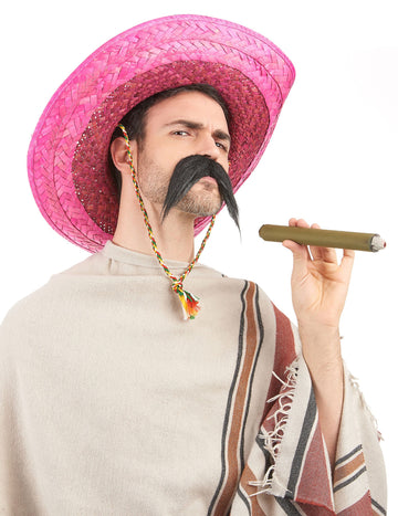 Ružový mexický sombrero pre dospelých