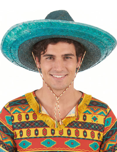 Mexický sombrero zelený dospelý