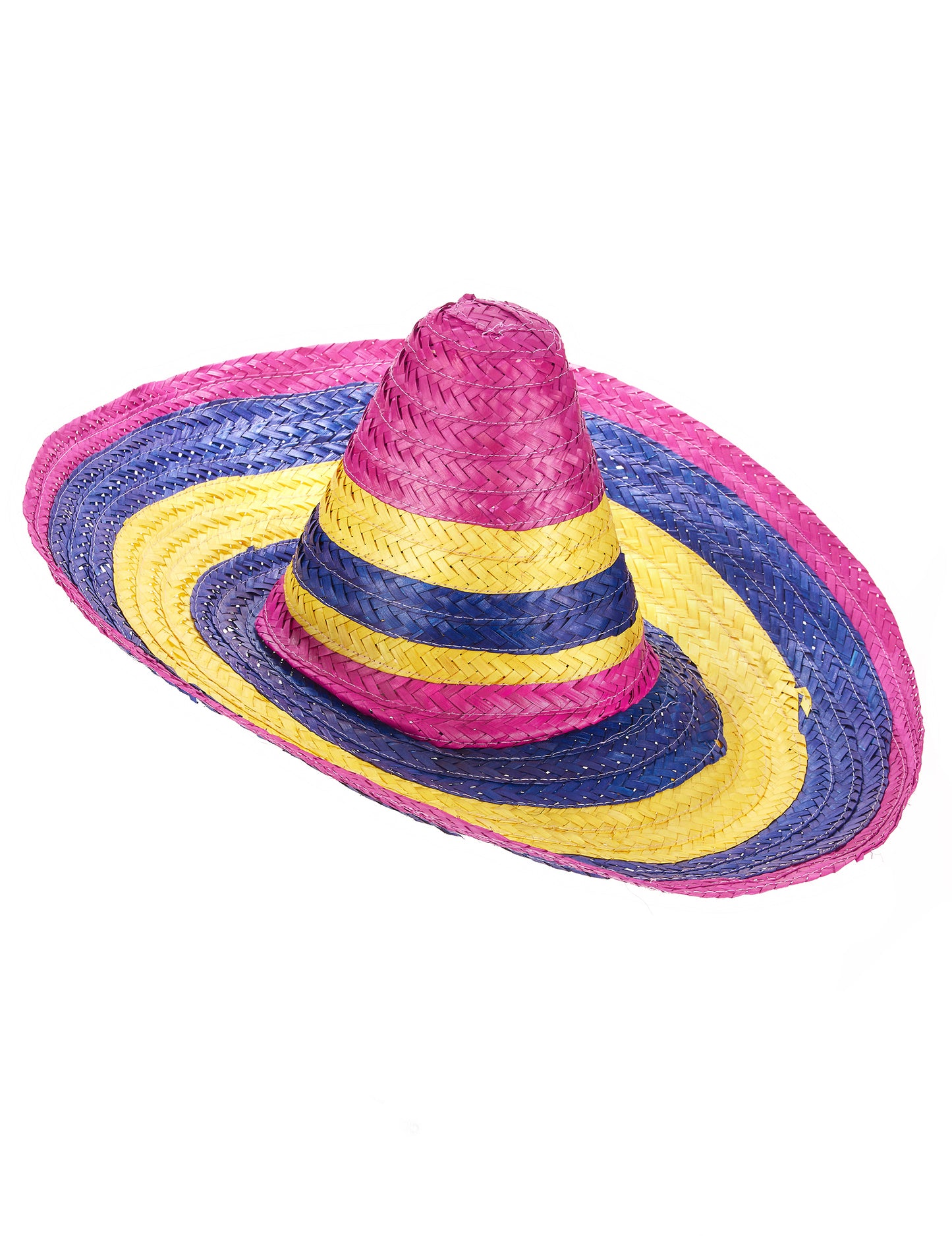 Viacfarebné slamené sombrero pre dospelých