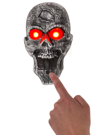 Svetelný a zvukový kostrový zvonček 14 x 28 cm