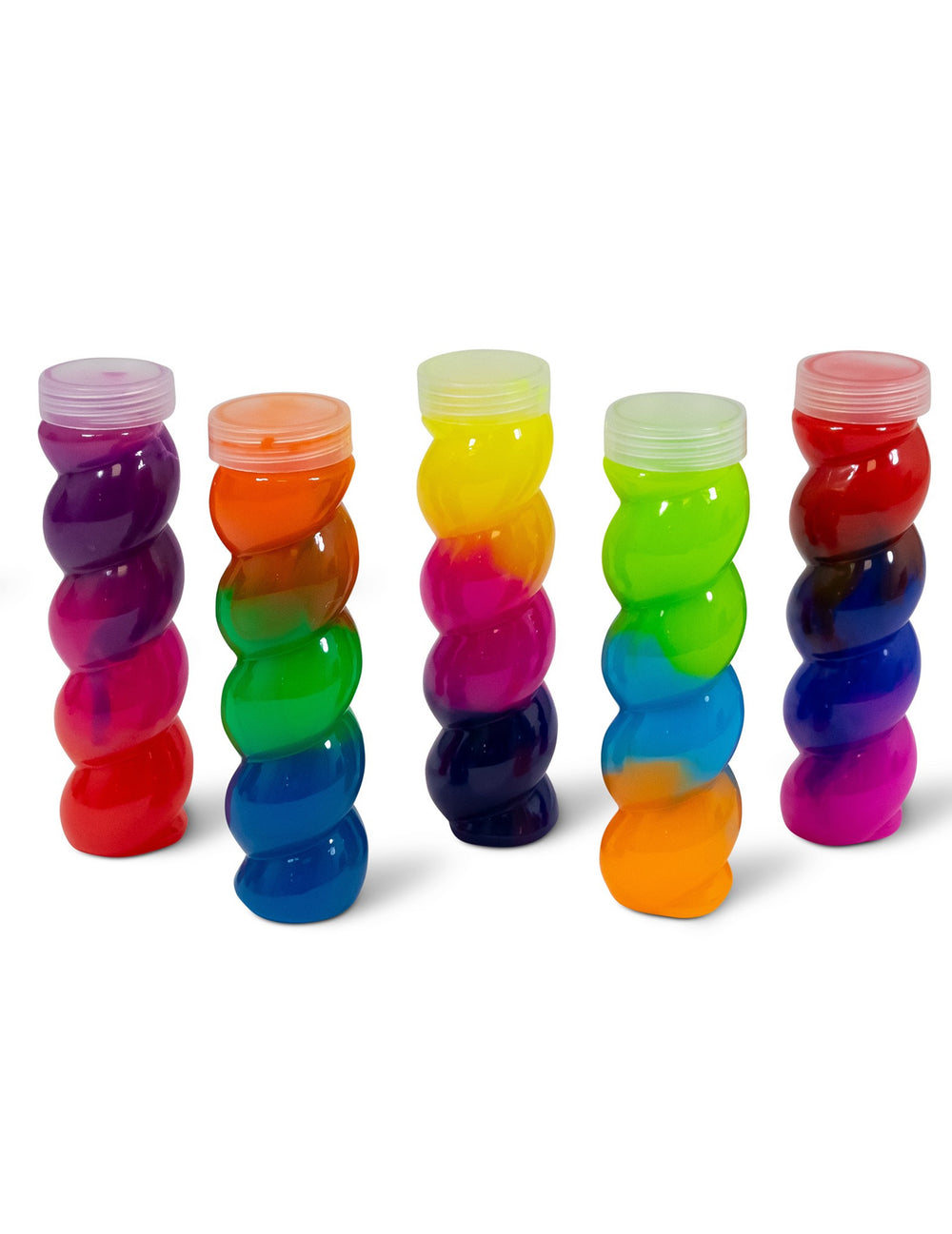 Assortiment de couleurs du Slime en tube spirale pour enfant
