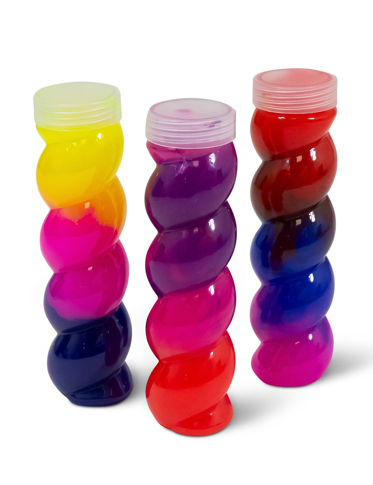 Vue d'ensemble des trois tubes du Slime en tube spirale