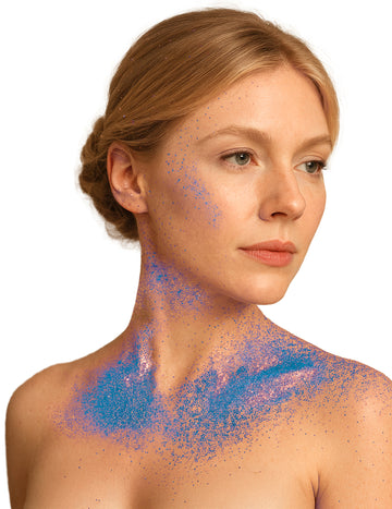 Blue Glitter Body Spray 75 ml