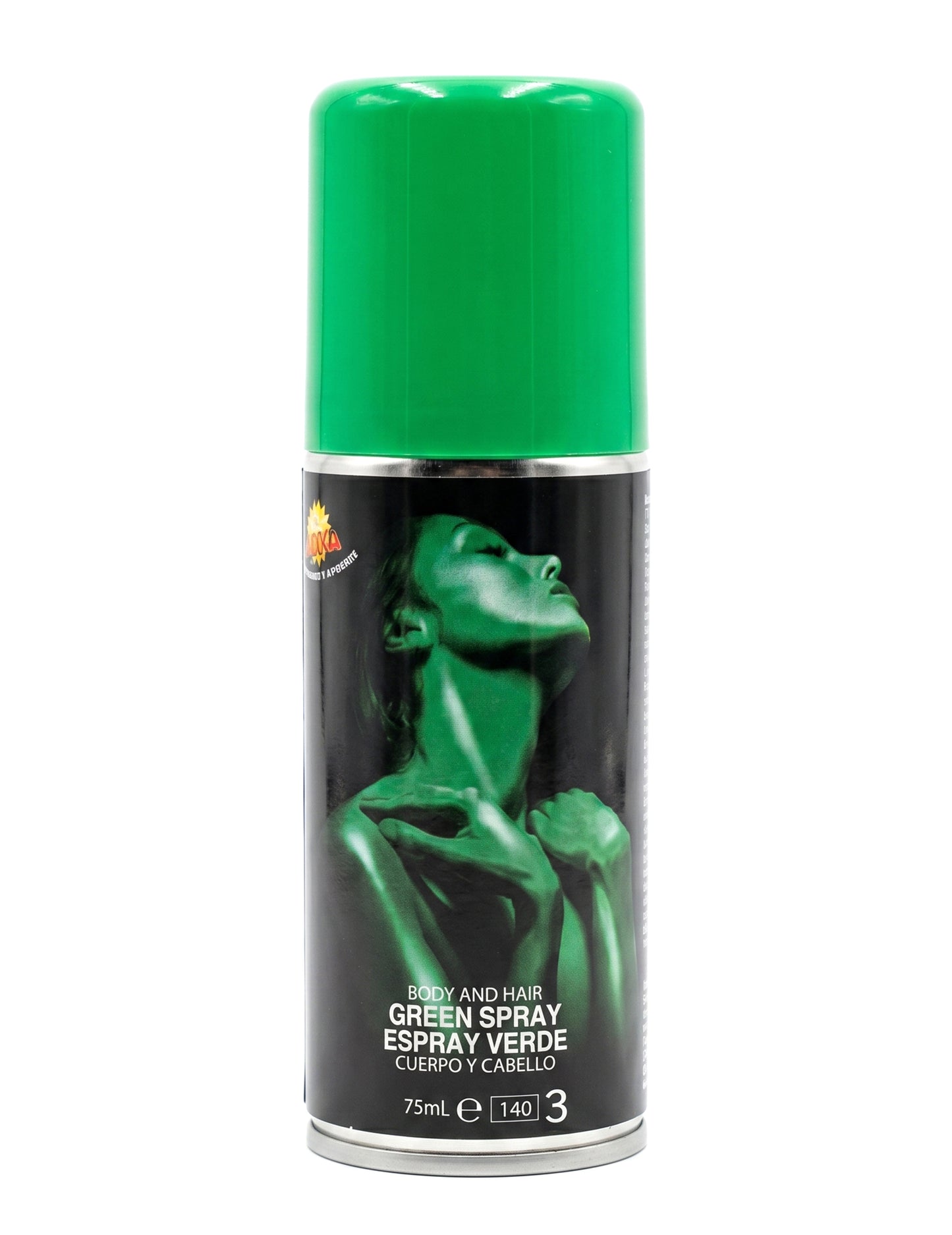 Glitter Body Spray Green 75 ml