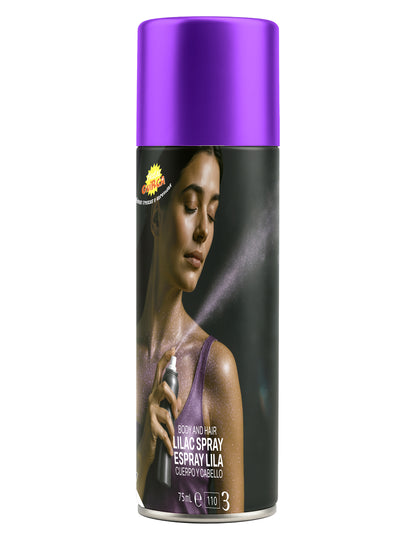 Fialové trblietavé spray 75 ml