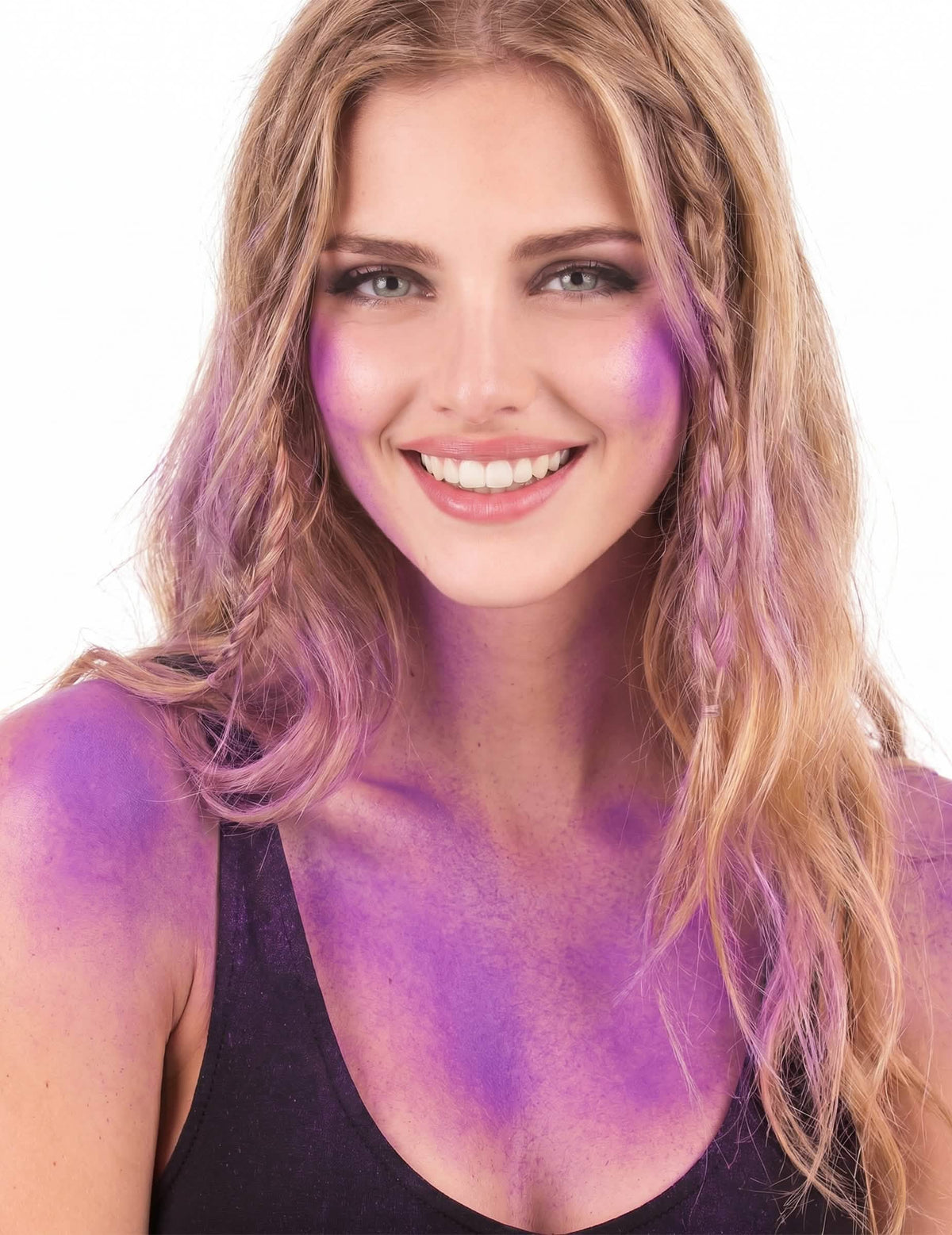 Fialové trblietavé spray 75 ml