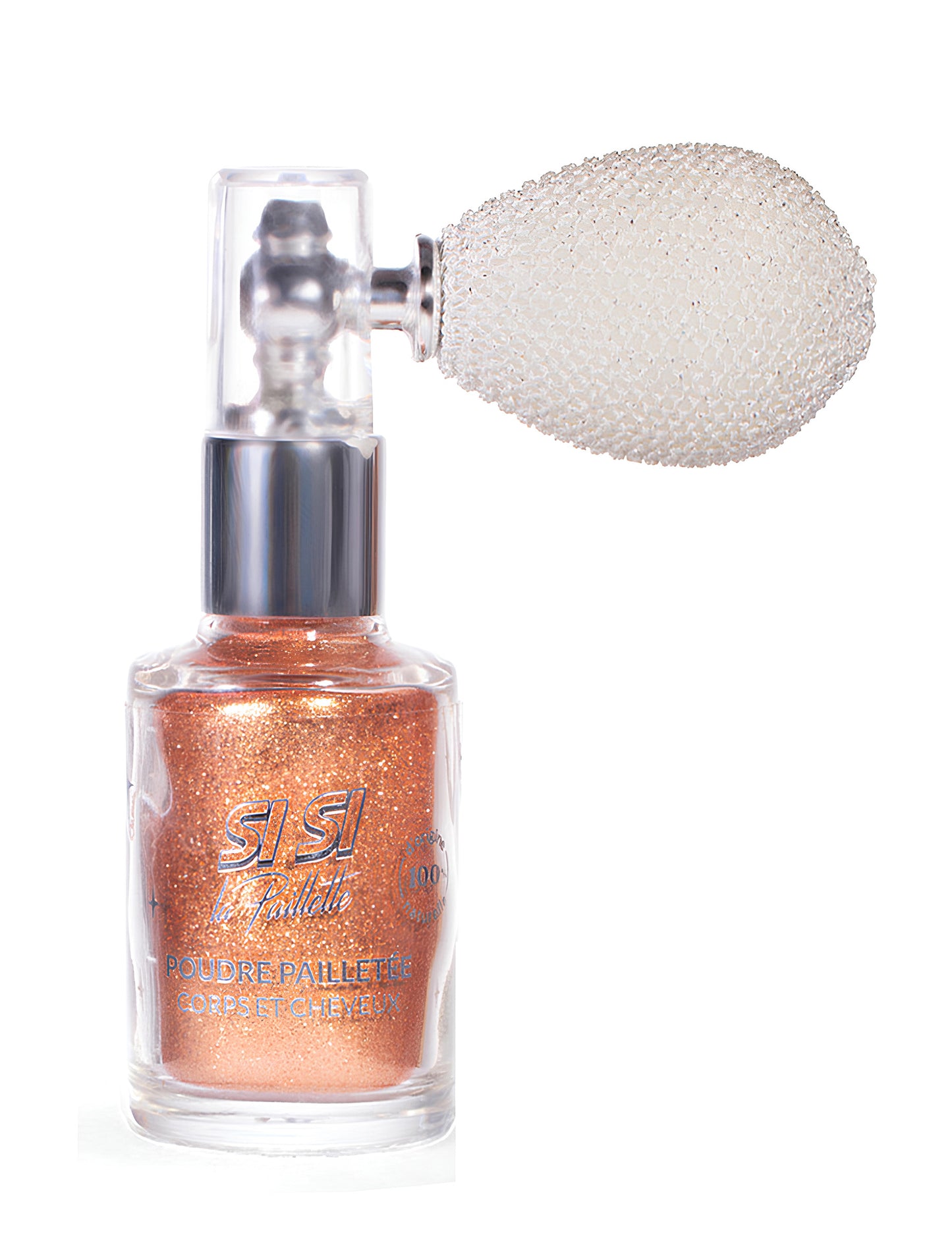 Trblietavý zlatý práškový sprej Si si la paillette 15 ml 