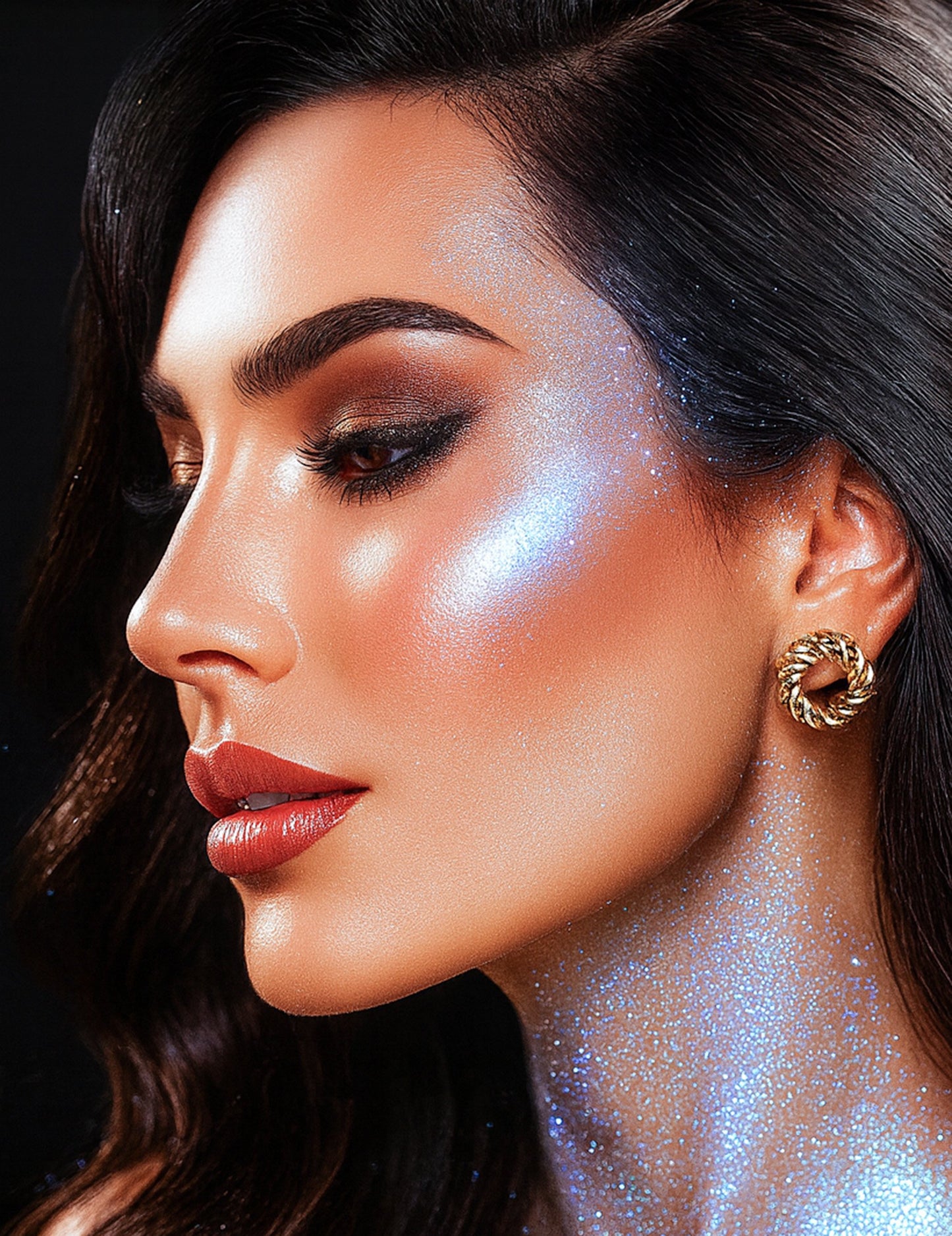 Holografický trblietavý práškový sprej Si si la paillette 15 ml 