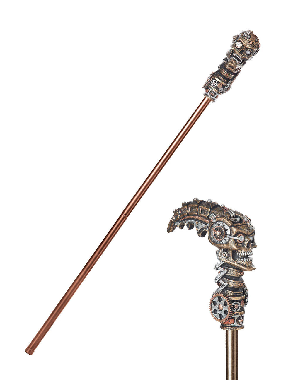 Mise en situation de la canne Steampunk