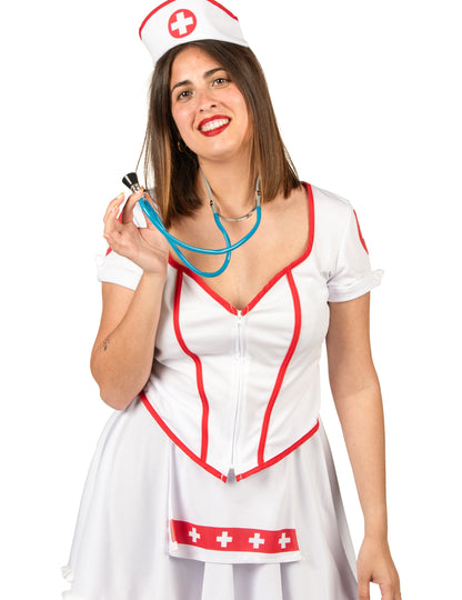 Dospelý modrý stetoskop