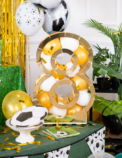 Štruktúra zlatého čísla pre balóny 64 cm kartón