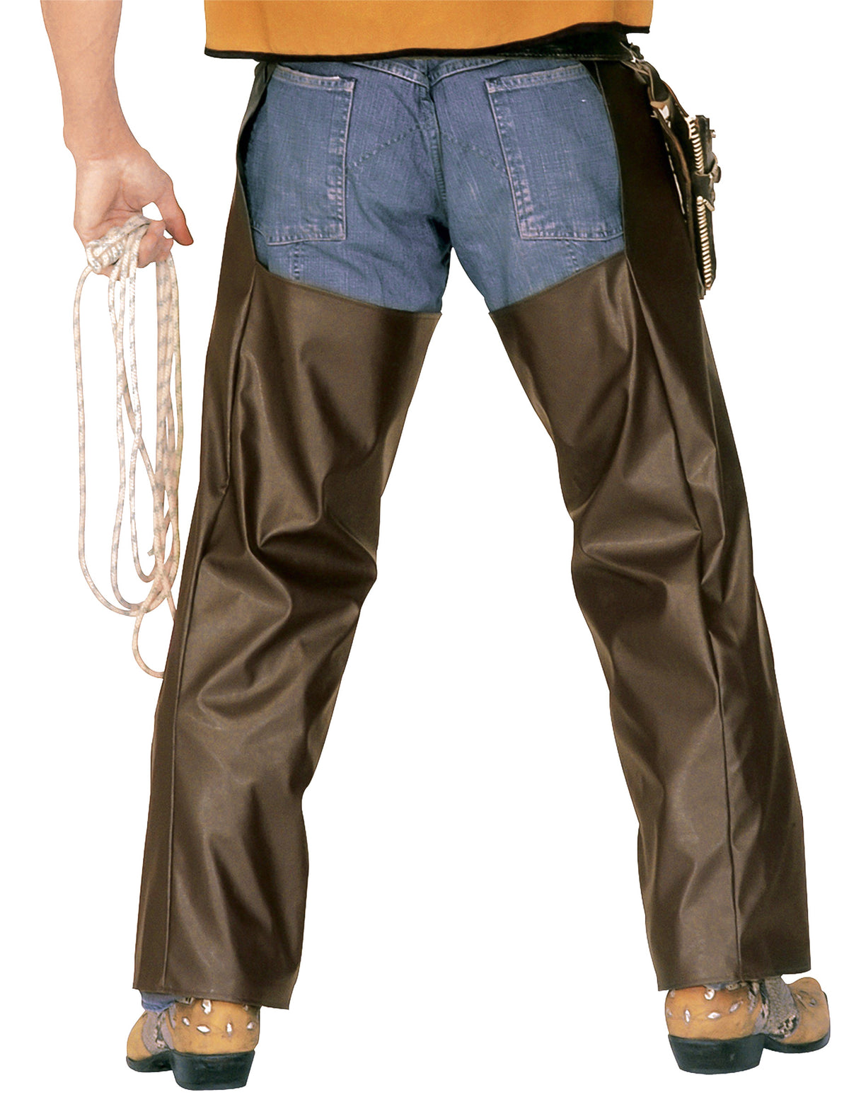 Vue de dos du sur-pantalon cowboy western