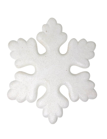 Trblietavá závesná snehová vločka 38 cm 