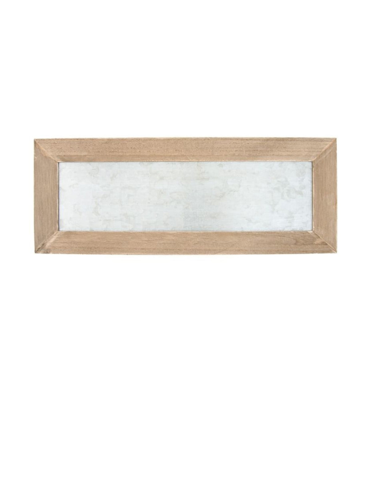 Tableau en bois et zinc pour aimants vintage beige et gris